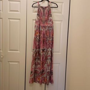Paisley maxi dress